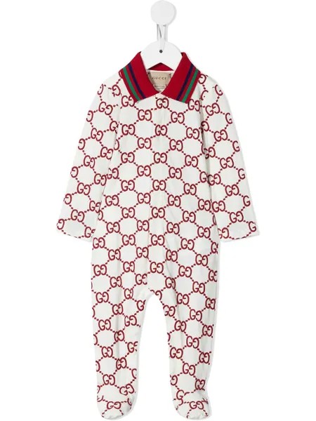 Gucci Kids пижама с монограммой