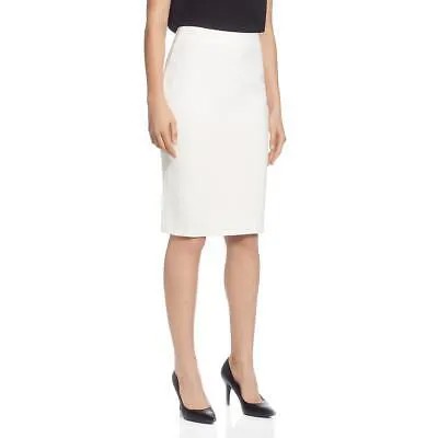 Женская белая офисная одежда T Tahari, прямая юбка в деловом стиле 4 BHFO 9294