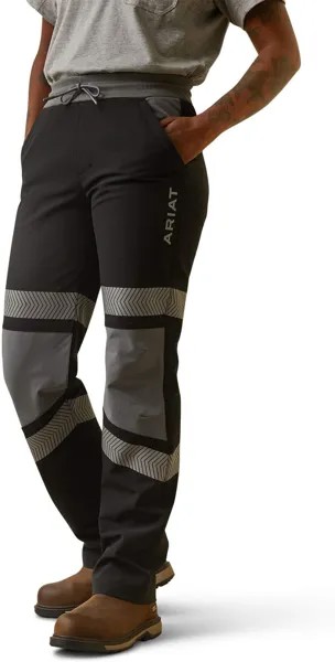 Узкие брюки без застежек Rebar DuraStretch Ariat, черный