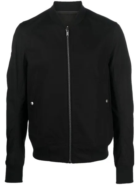 Rick Owens однотонный бомбер, черный