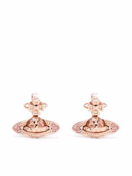 Vivienne Westwood серьги-гвоздики Orb