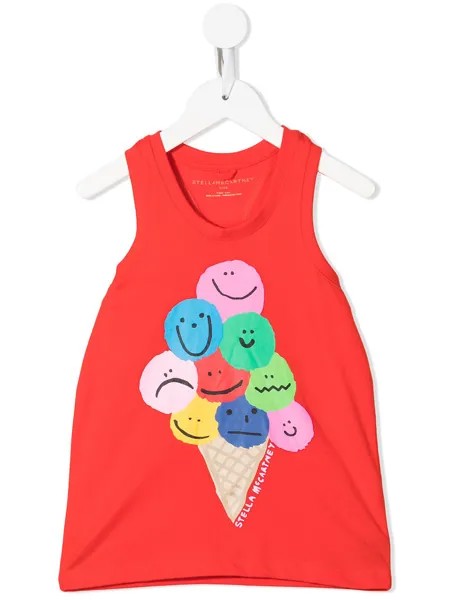 Stella McCartney Kids ice cream-motif cotton vest