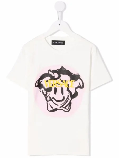 Versace Kids футболка с логотипом