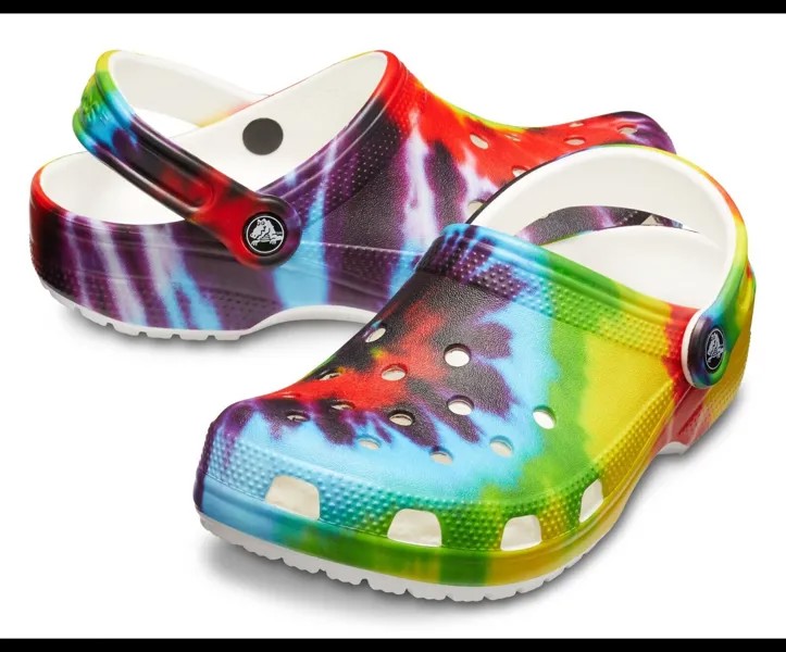 Сабо Crocs CLASSIC унисекс Tie Dye Graphic 205453-90H