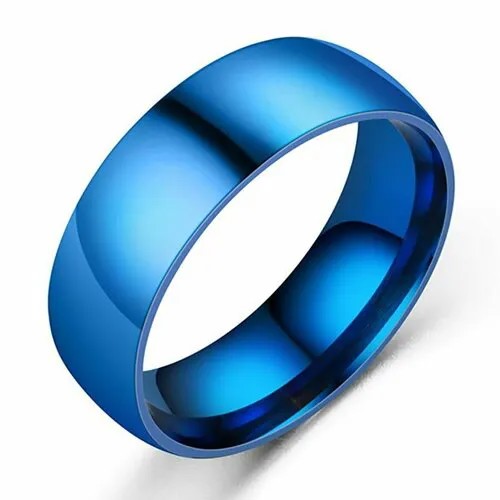 Кольцо помолвочное TASYAS, размер 17, синий