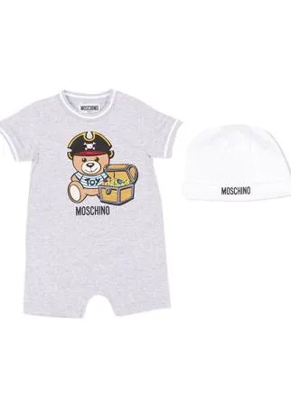Moschino Kids пижама с принтом Teddy Bear