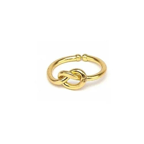 Итальянское кольцо из латуни Vestopazzo золотого цвета