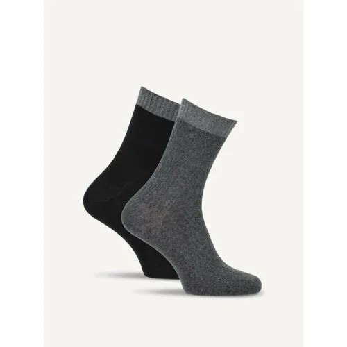 Носки Tamaris, размер 35/38, черный, серый