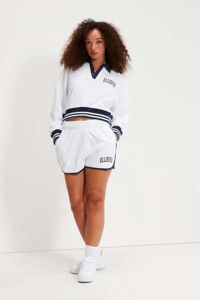 Свитшот крокетта короткого кроя Ellesse, белый
