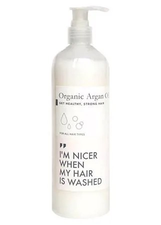 Grace & Stella шампунь Organic Argan Oil Питательный с маслом арганы 473 мл с дозатором