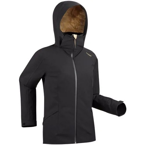 Куртка лыжная для трассового катания женская черная 500 WEDZE Х Decathlon Черный XS