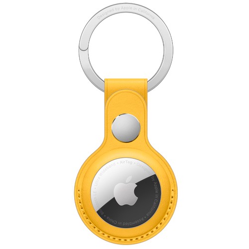 Чехол-подвеска Apple AirTag Leather Loop «Балтийский синий»