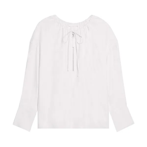 Рубашка Helmut Lang Drawstring Shirt, белый