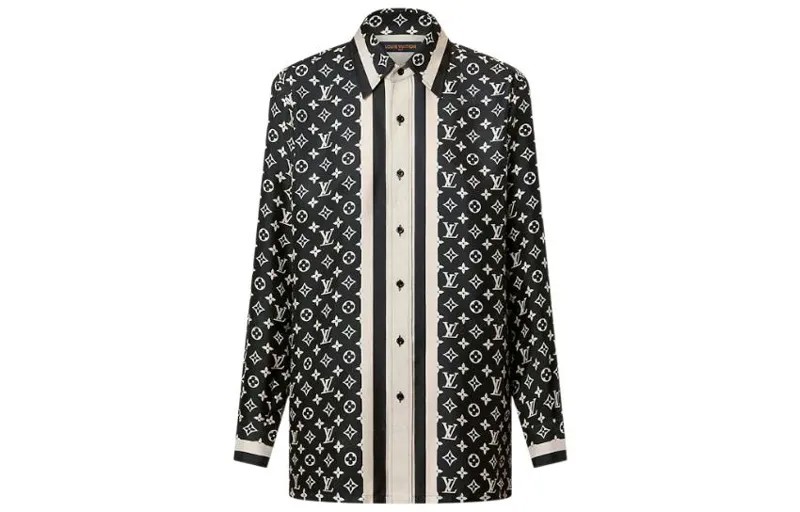 Рубашка женская Louis Vuitton, черный