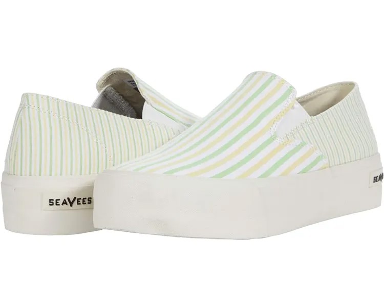 Кроссовки SeaVees Baja Slip-On Platform, цвет Lemon Lime