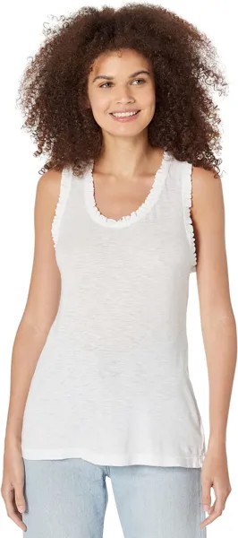 Топ LAmade Arielle Ruffled Tank, белый