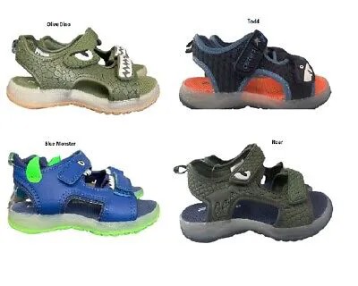 Сандалии Carters Boy с крючками и петлями Fun Light Up