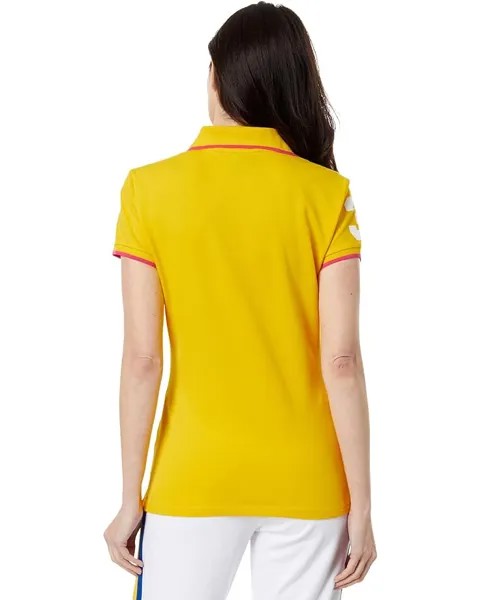 Поло U.S. POLO ASSN. USPA Triple Crown Polo Shirt, цвет Cyber Yellow