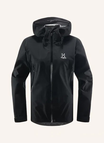 Жесткая куртка roc gtx Haglöfs, черный