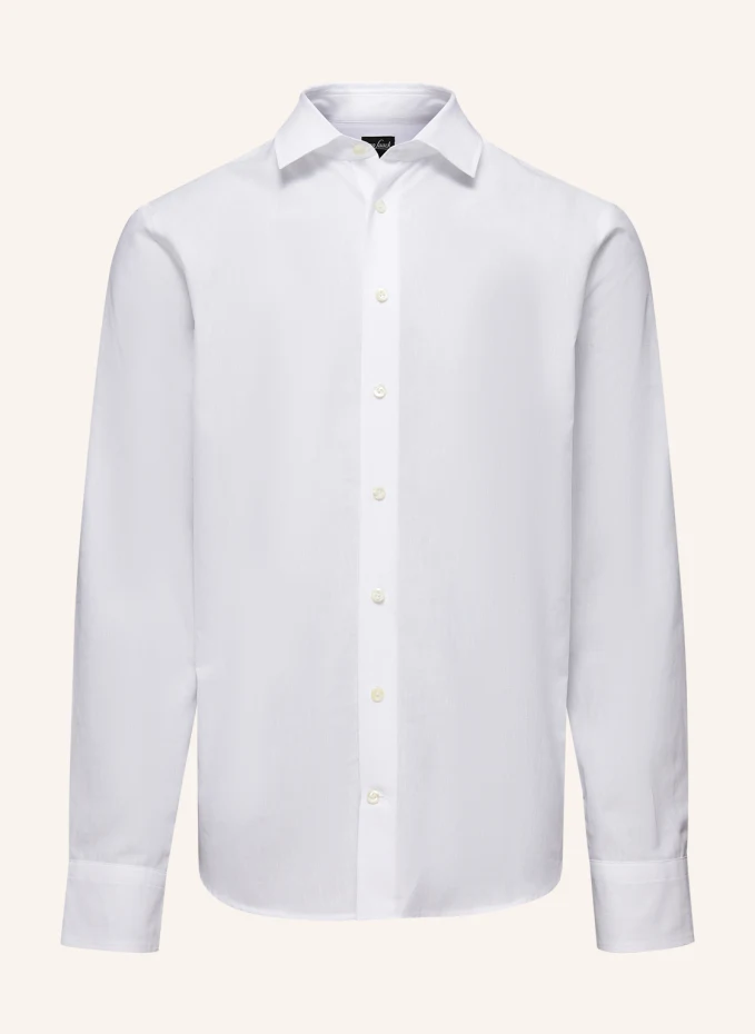 Рубашка tailor fit с длинным рукавом и воротником-кентом Van Laack, белый