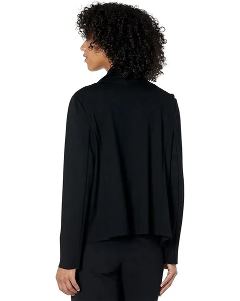 Свитер Anne Klein Serenity Drape Front Jacket, черный