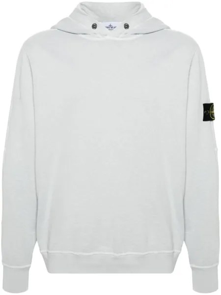 Stone Island худи с нашивкой Compass, синий