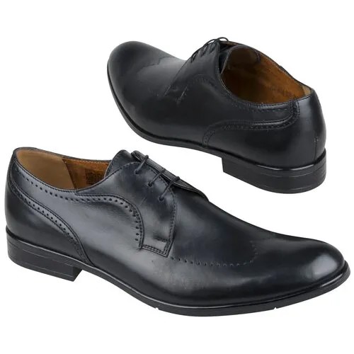 Кожаные мужские туфли черного цвета Conhpol C-6826-0800-00S02 black