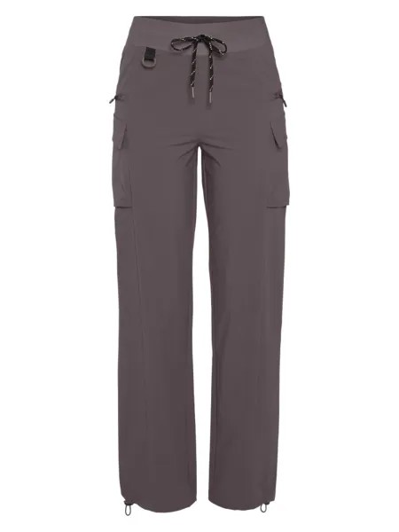 Спортивные и уличные брюки LASCANA ACTIVE, серо-коричневый