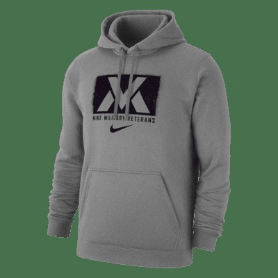 Худи Nike Club Fleece Military Veterans, темно-серый