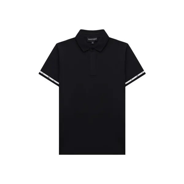Хлопковое поло Emporio Armani