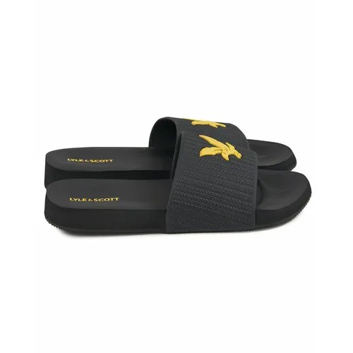 Шлепанцы Lyle & Scott Easy Slide, размер 44, черный