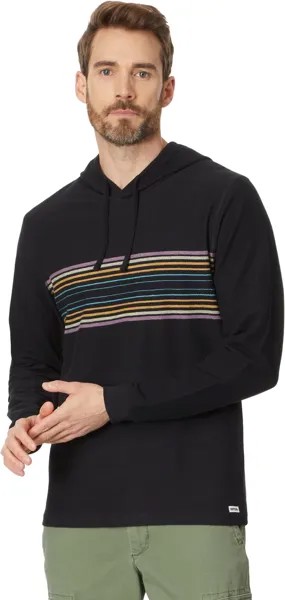 Футболка Rip Curl Surf Revival Long Sleeve Hooded Tee, черный