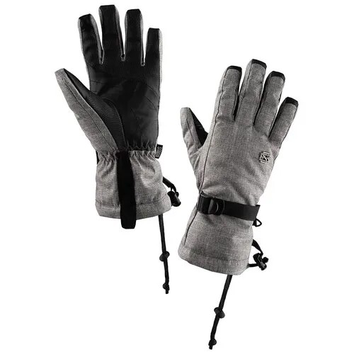 Перчатки сноубордические, горнолыжные мужские Bonus Gloves - worker grey, размер M
