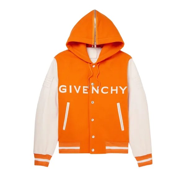 Университетская куртка с капюшоном от Givenchy, цвет Оранжевый