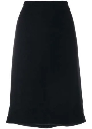 Jil Sander Pre-Owned юбка с декоративной строчкой