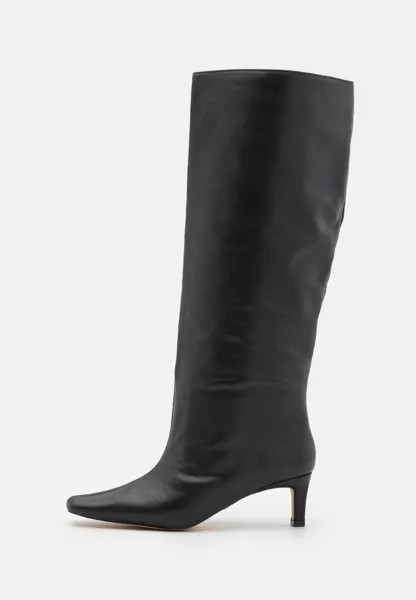 Высокие сапоги STILETTO WIDE SHOFT BOOTS NA-KD, черный