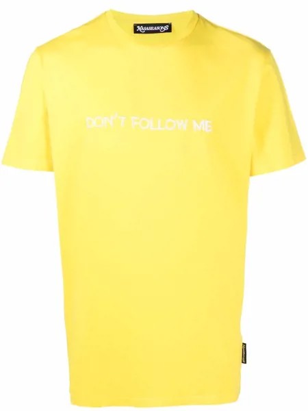 Nasaseasons футболка с принтом Don't Follow Me