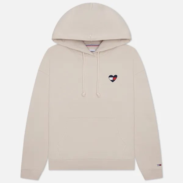 Худи женское Tommy Jeans DW0DW10395 бежевое L