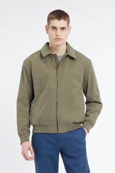 Бомбер из микрозамши Dockers, бледно-зеленый