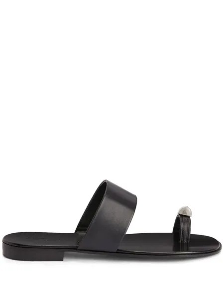 Giuseppe Zanotti шлепанцы Norbert, черный