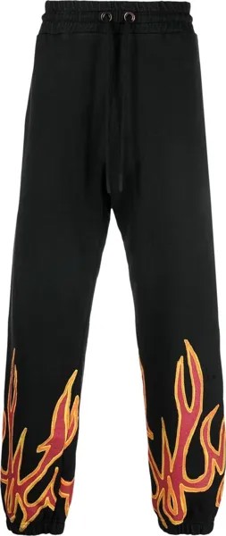 Спортивные брюки Palm Angels GD Graffiti Flames Sweatpants 'Black/Red', черный
