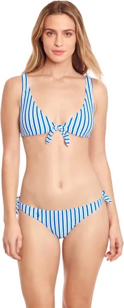 Плавки Polo Ralph Lauren Coastal Stripe Tie Side Hipster Bottoms, цвет Cobalt