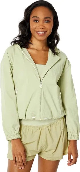 Худи Madewell MWL Hiking Hoodie Crop Jacket, цвет Faded Seagrass