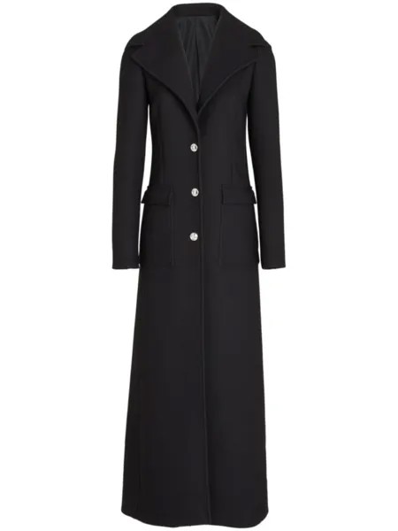 Giambattista Valli габардиновое пальто, черный