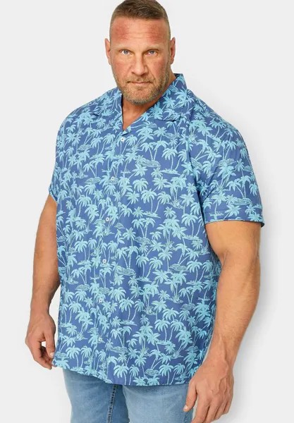 Рубашка PALM PRINT BadRhino, цвет blue