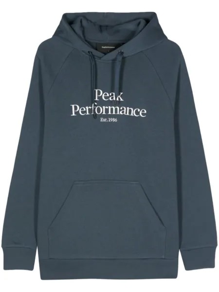 Толстовка с вышитым логотипом Peak Performance, синий