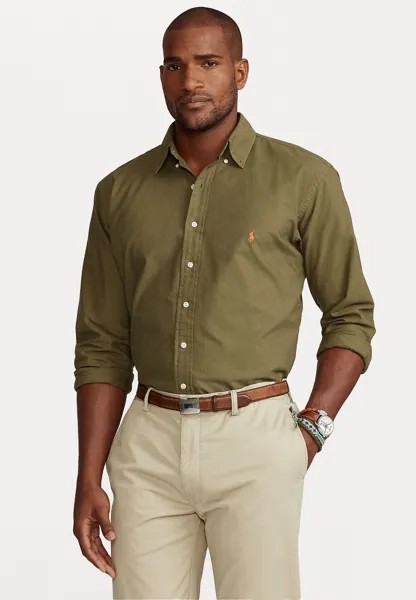 Рубашка LONG SLEEVE SPORT Polo Ralph Lauren Big & Tall, защитник зеленый