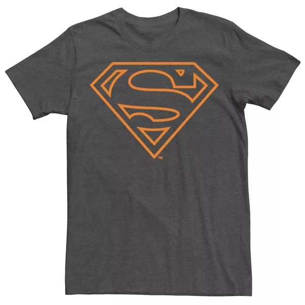 Мужская футболка с логотипом Superman на подкладке Line Art Logo DC Comics