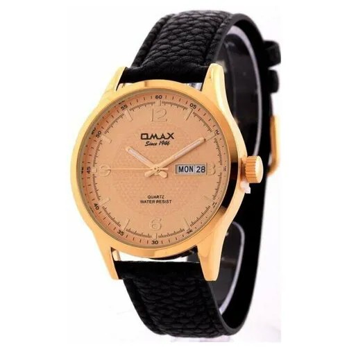 Наручные часы OMAX, черный/золотой