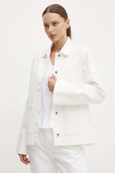 Джинсовая куртка ANNY ANGLAISE Pepe Jeans, белый
